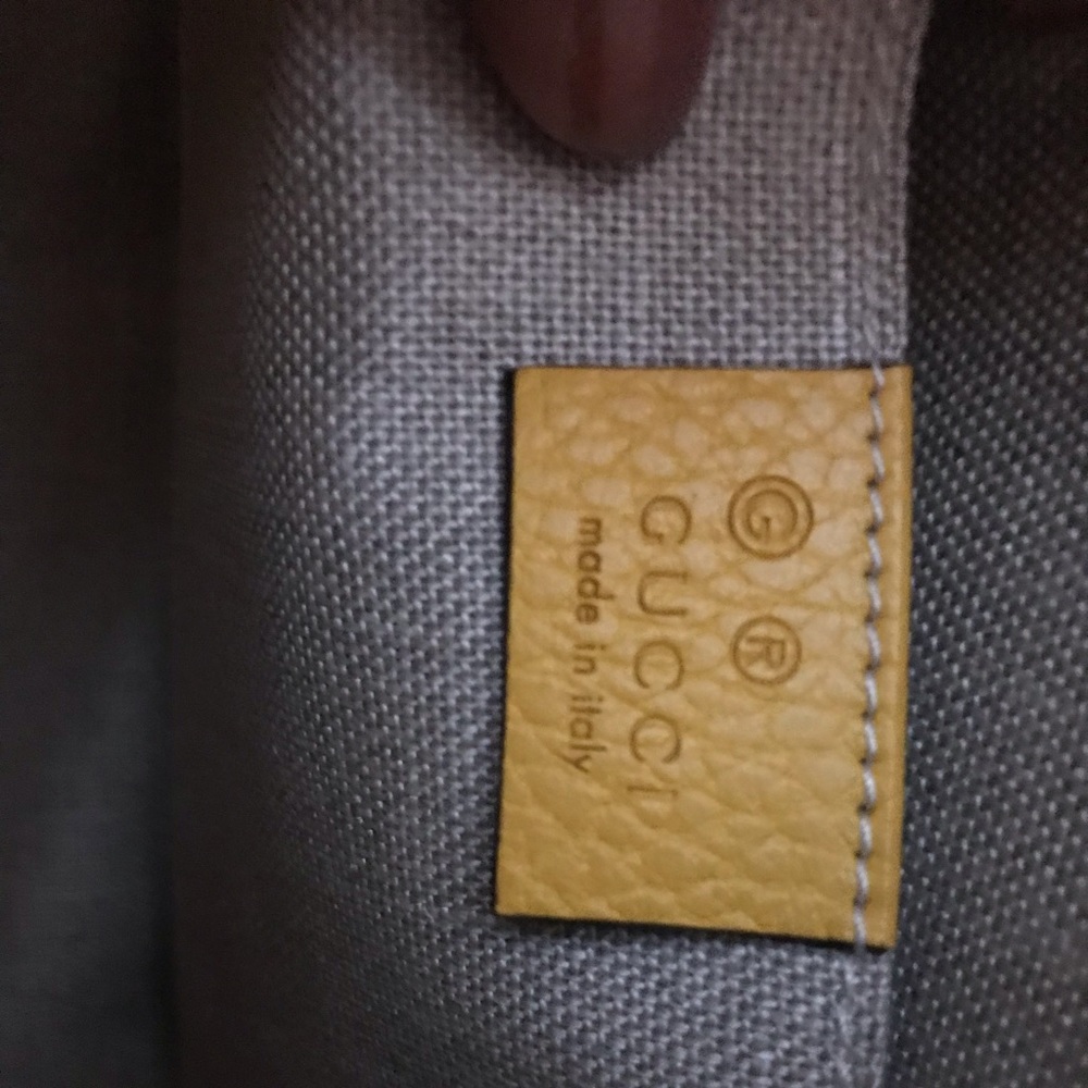 The GG Guccissima Bag mustard golden yellow crossbody - Picture 3 of 5